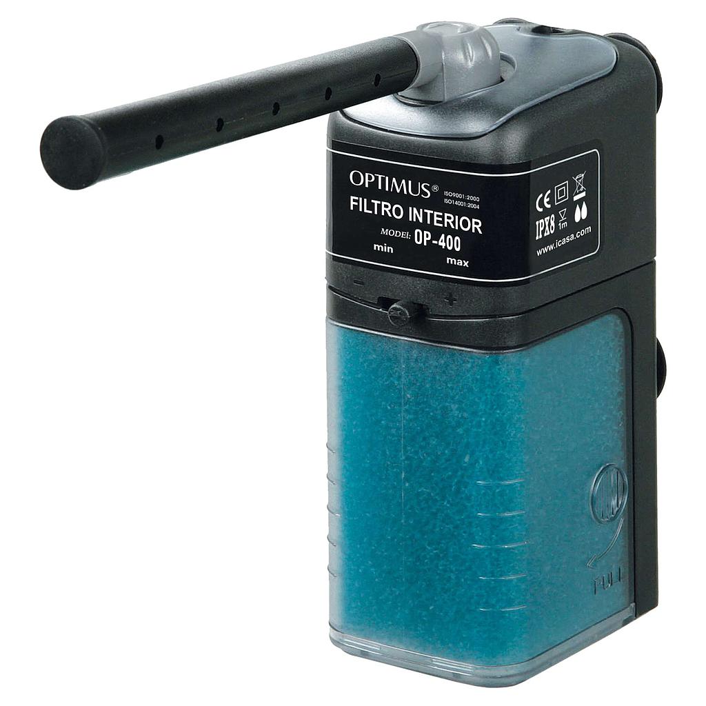Filtro interior OPTIMIUS 400 400L/H 6w 195x125x67cm