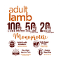 Fresh mediterranean blend adult lamb